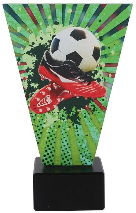 Stiklinis futbolo trofėjus Triumfas