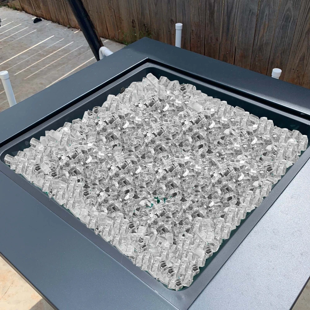 VEVOR skaidrus židinio stiklas 10 svarų 12,7 mm
