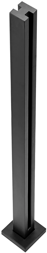 VEVOR Stiklo turėklo laikiklis 105 cm, juodas