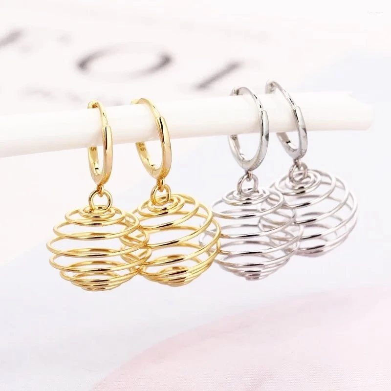Stilingi auskarai Globe Gold