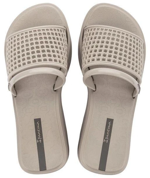 Stilingos smėlio spalvos Ipanema Essence moteriškos platforminės šlepetės
