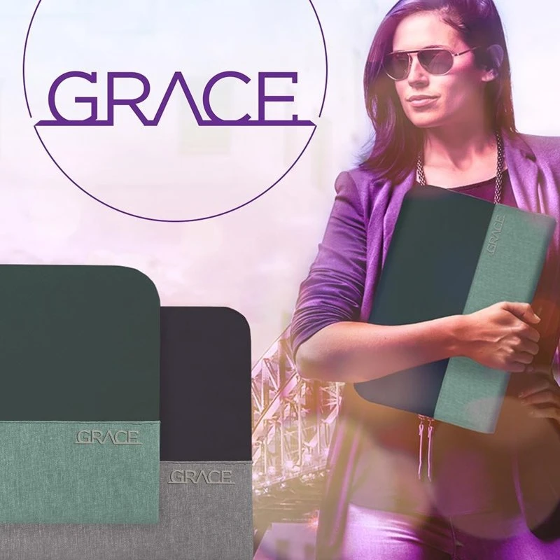 STM Grace - Sleeve for MacBook Pro 15" / Notebook 15" cloud pilkas