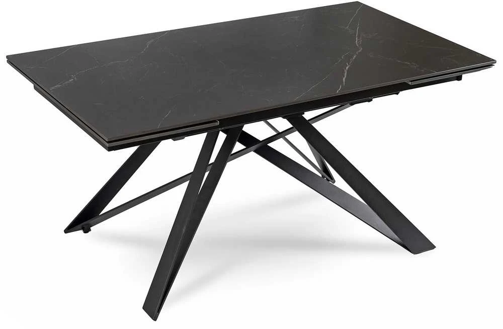 Stół MAXIME 160-240 cm Juodas marmur