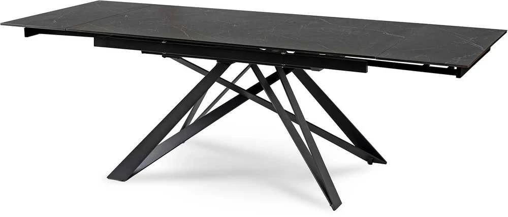 Stół MAXIME 160-240 cm Juodas marmur