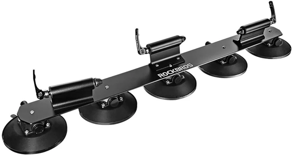 Rockbros XP1003 stogo bagažinė su siurbtuku 3 dviračiams - Juodas