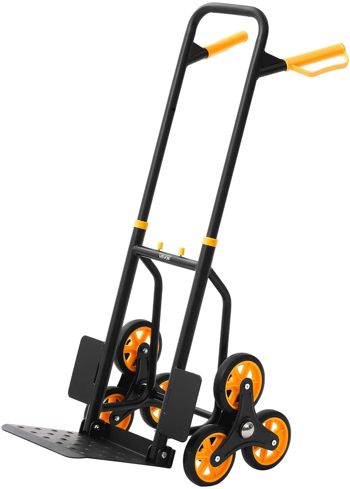 VEVOR Laiptavertis vežimėlis 6 ratų, 150 kg