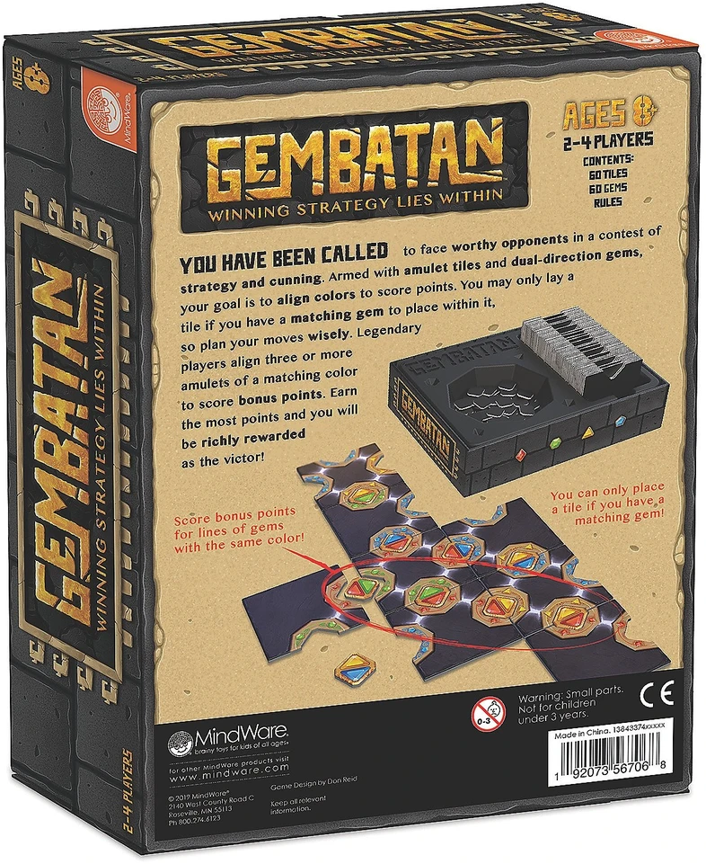 Strateginis stalo žaidimas „Gembatan”