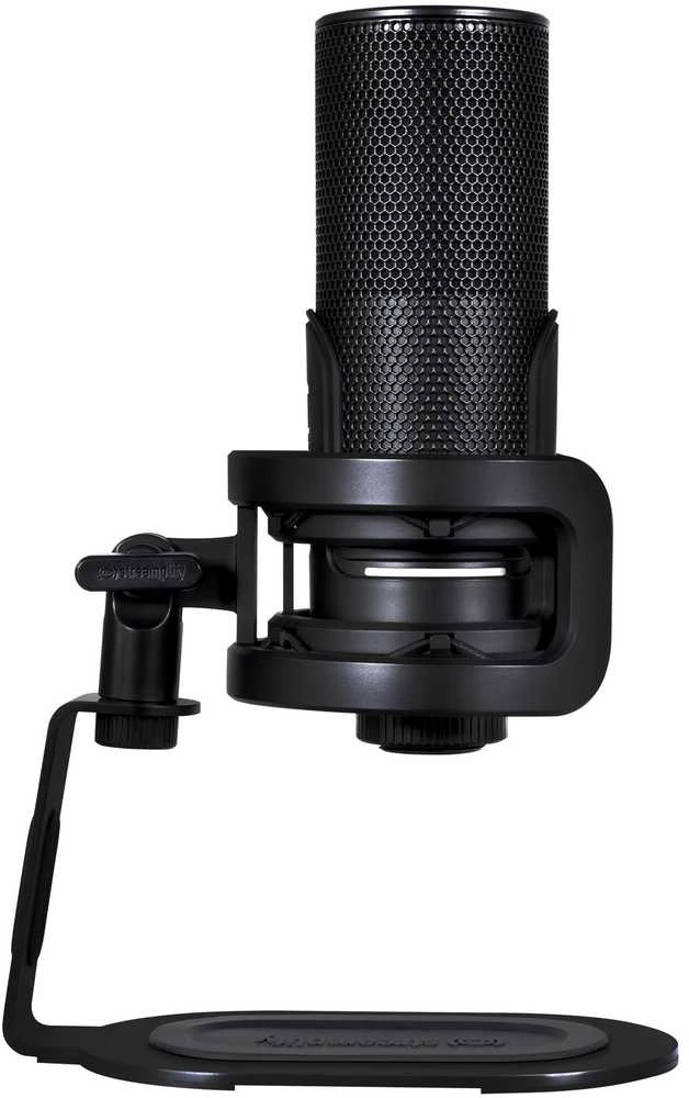 Streamplify MIC PRO USB mikrofonas RGB – juodos spalvos