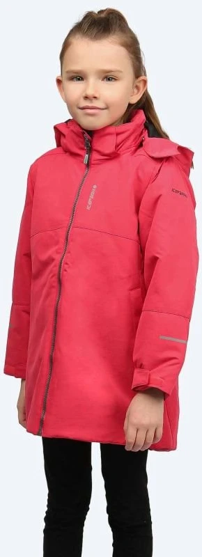 Striukė mergaitėms žiemai su gobtuvu Icepeak, rožinė