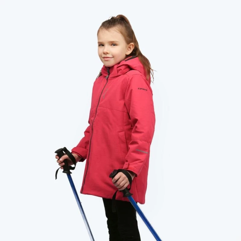 Striukė mergaitėms žiemai su gobtuvu Icepeak, rožinė