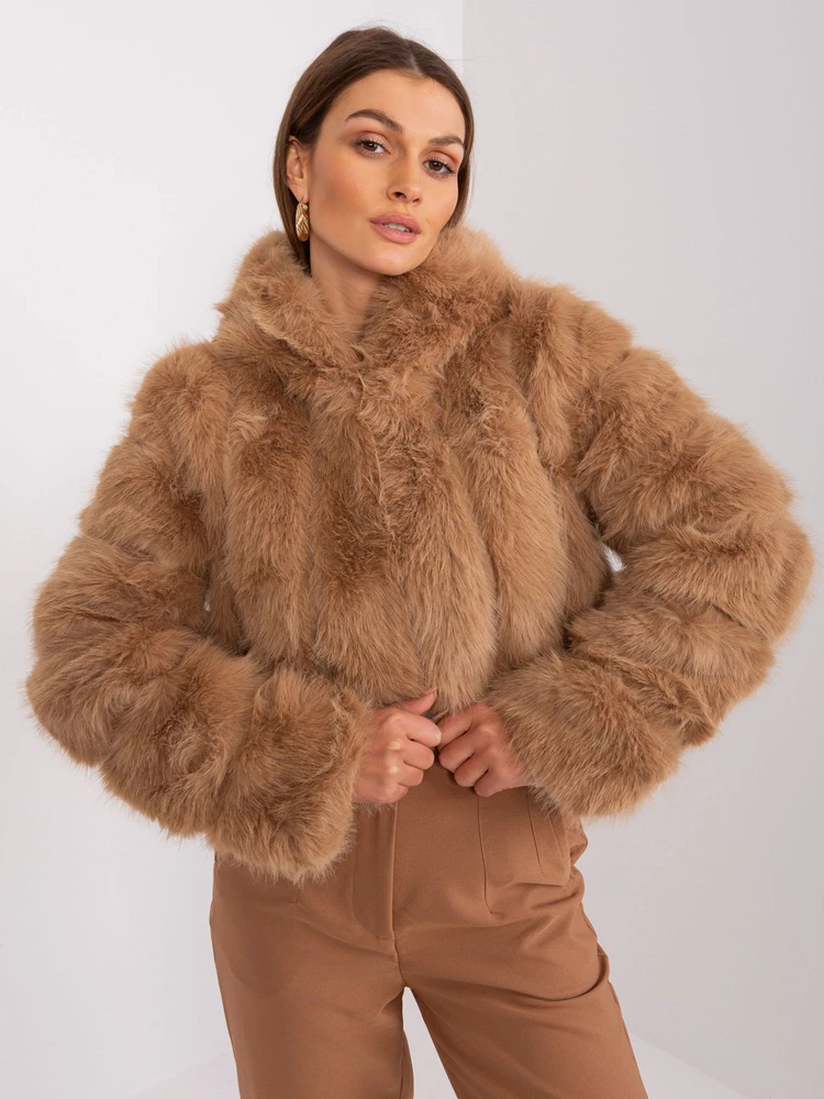 Striukė moterims-AT-KR-2378.97P-camelowy