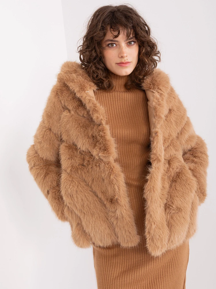 Striukė moterims-AT-KR-2386.00P-camelowy