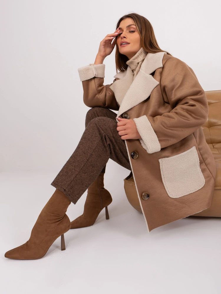 Striukė moterims-LK-KR-509454-1.96P-camelowy