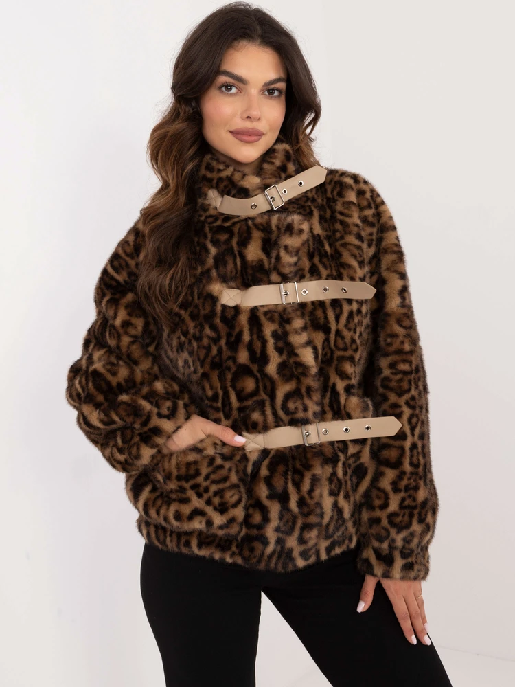 Striukė moterims-MBM-KR-1110.26-camelowy