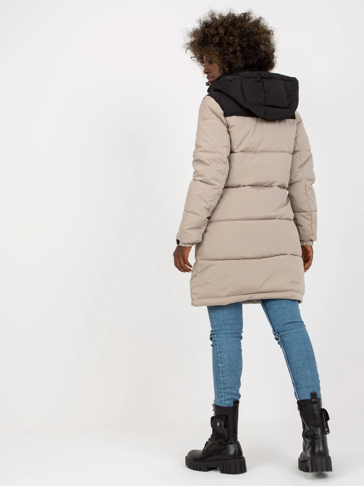 Striukė moterims-NM-KR-D2-3827-62.00P-pilka ir juoda