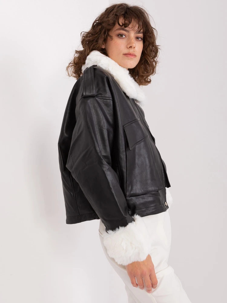Striukė moterims-NM-KR-DA-0831.99P-juoda- balta