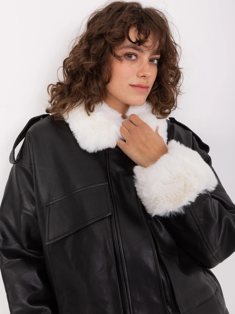 Striukė moterims-NM-KR-DA-0831.99P-juoda- balta