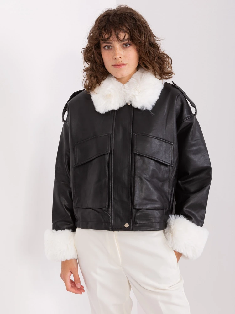 Striukė moterims-NM-KR-DA-0831.99P-juoda- balta