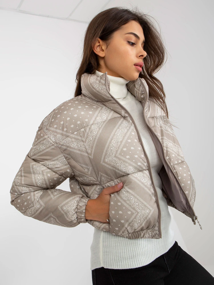 Striukė moterims-NM-KR-P22-6631.98P-ciemny bezowy