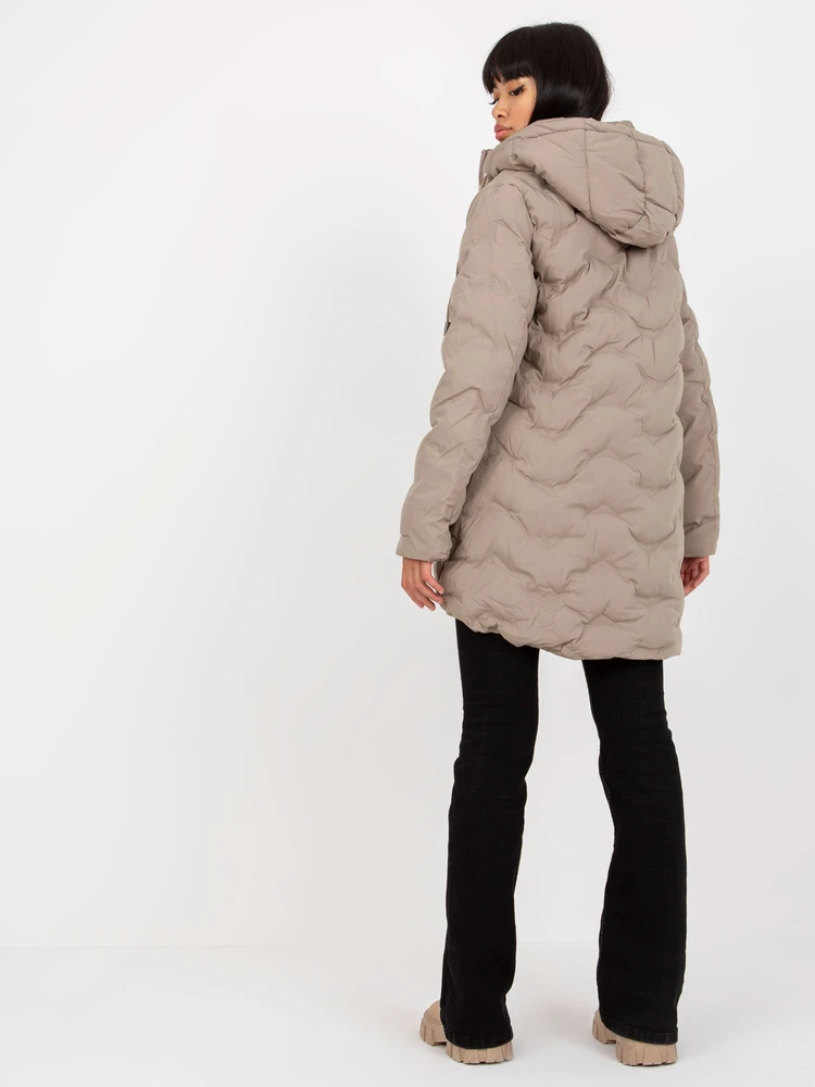 Striukė moterims-NM-KR-P22-6632-62.00P-ciemny bezowy
