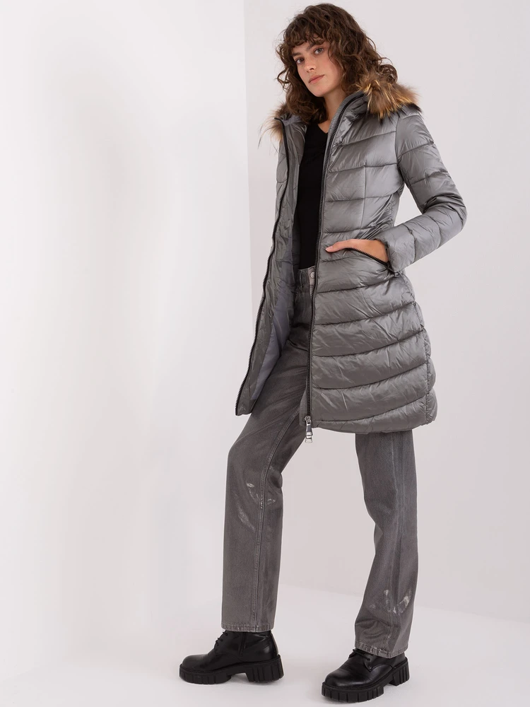 Striukė moterims-NM-KR-TR8125.99P-ciemny pilka