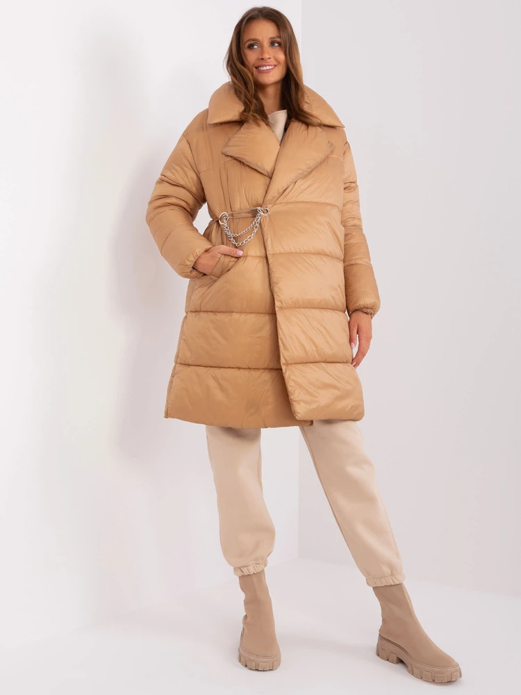 Striukė moterims-NM-KR-TR8310.17P-camelowy