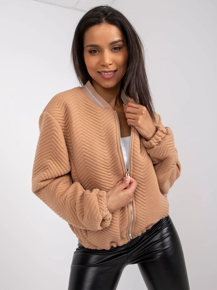 Striukė moterims-RV-KR-006.16-camelowy