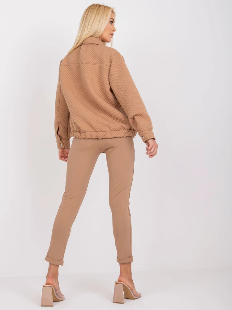 Striukė moterims-RV-KR-007.95P-camelowy