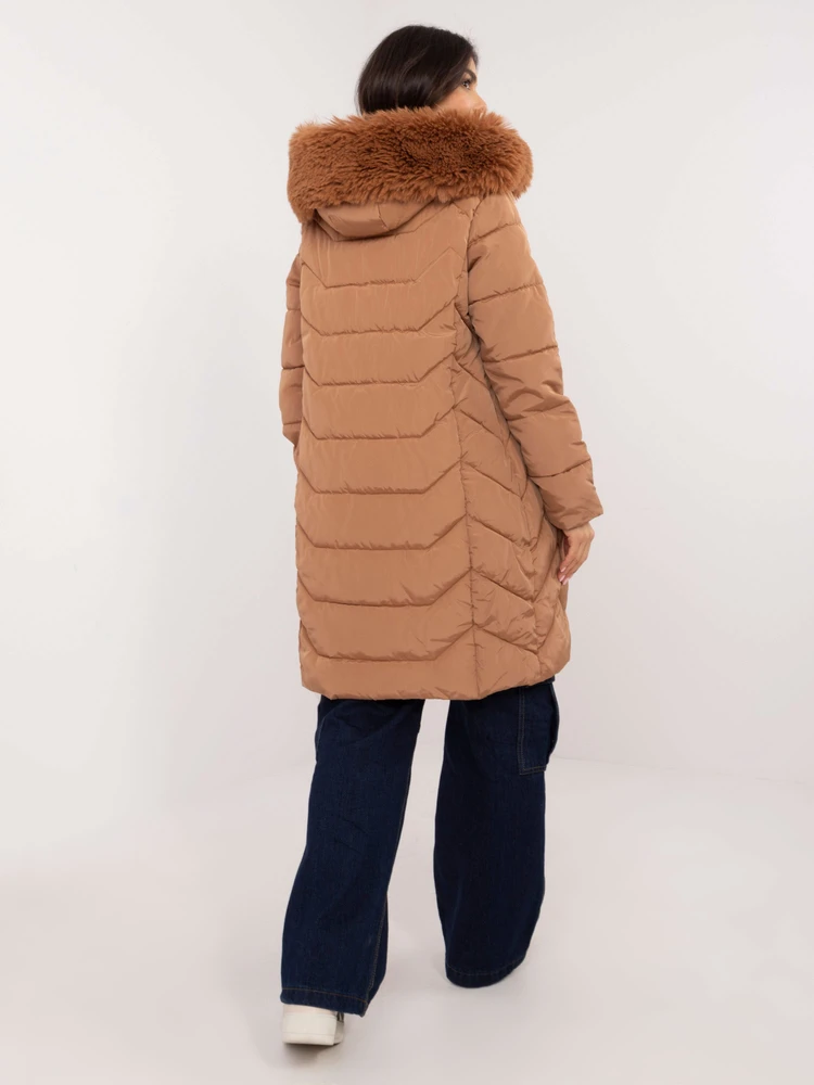 Striukė moterims-SK-KR-HH-2408.45P-camelowy
