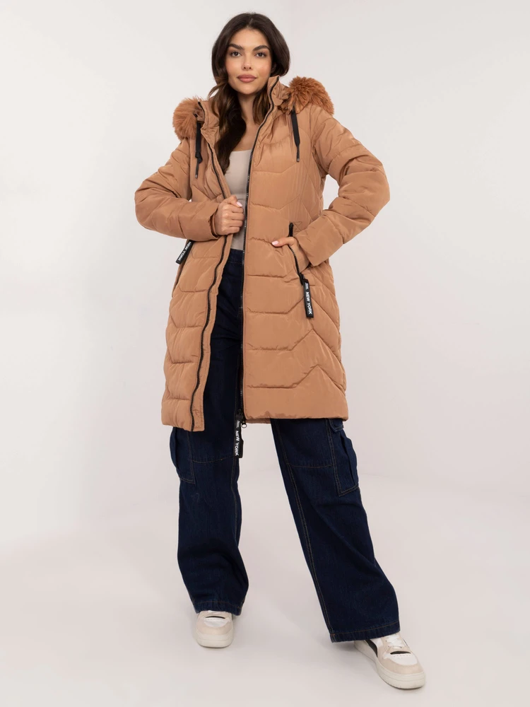 Striukė moterims-SK-KR-HH-2408.45P-camelowy