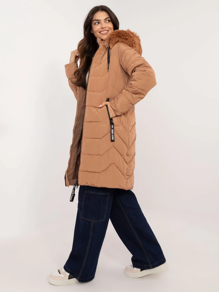 Striukė moterims-SK-KR-HH-2408.45P-camelowy