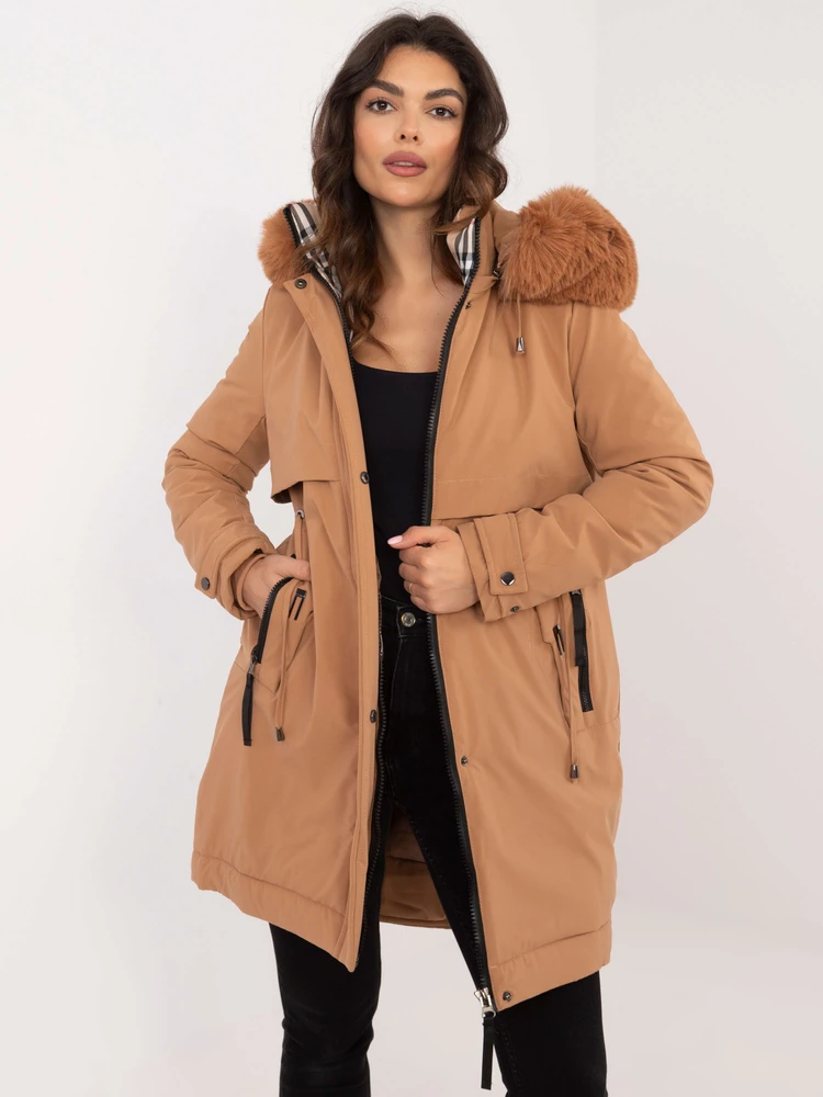 Striukė moterims-SK-KR-HH-2409.47-camelowy