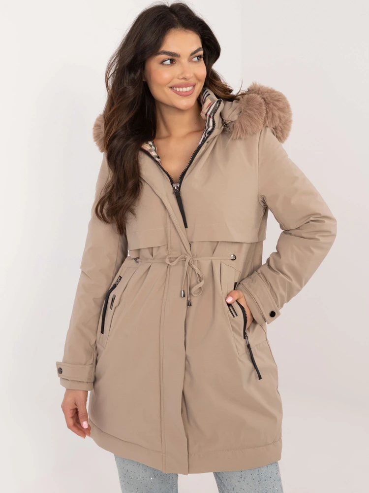 Striukė moterims-SK-KR-HH-2409.93-smėlio spalva
