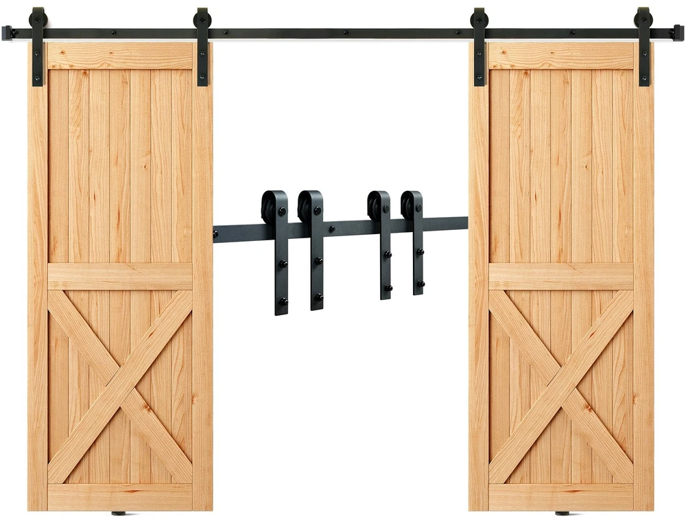VEVOR 2,4 m stumdomų durų furnitūros rinkinys