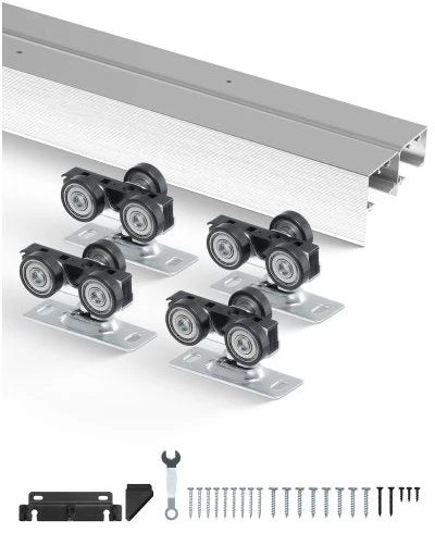 VEVOR Stumdomų durų bėgių komplektas 5 ft