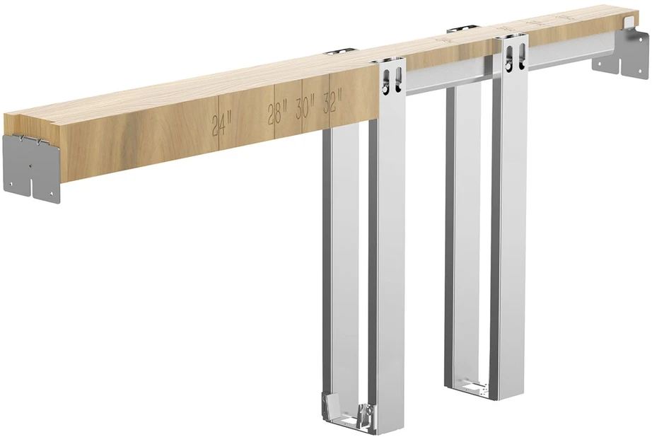 VEVOR Kišeninių durų rėmo komplektas 610-813 mm pločio durims