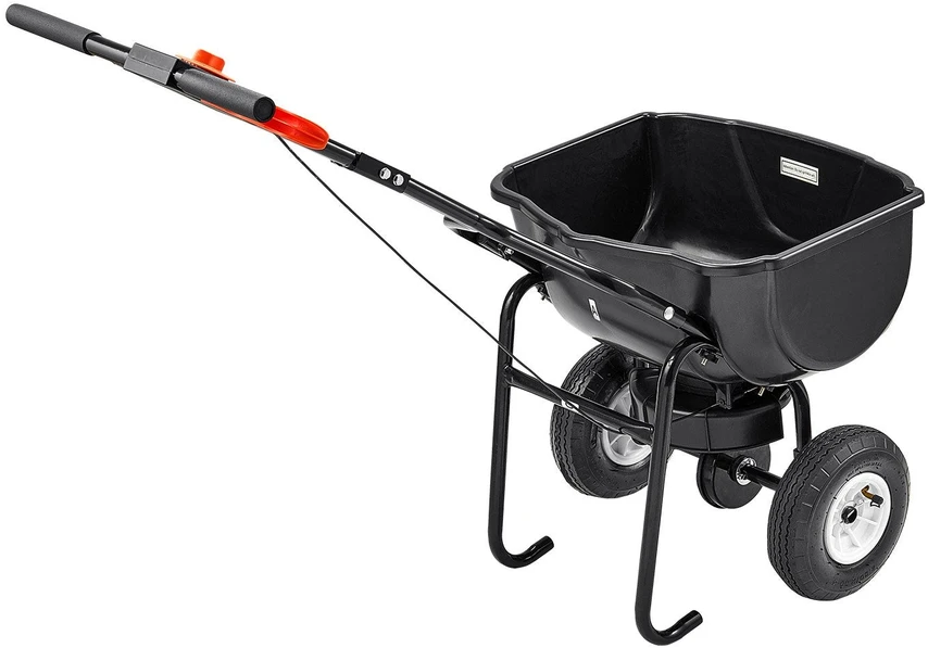 VEVOR Rankinis skleidėjas su tinkleliu, 27,2kg talpa