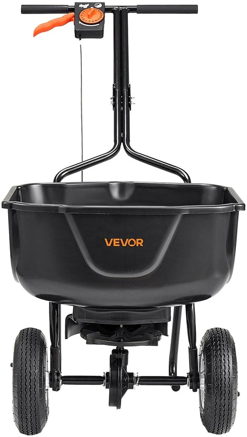 VEVOR Rankinis skleidėjas su tinkleliu, 27,2kg talpa