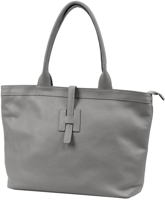 Stylowa Damska duża shopperbag skórzana elegancka torebka na ramię Luka