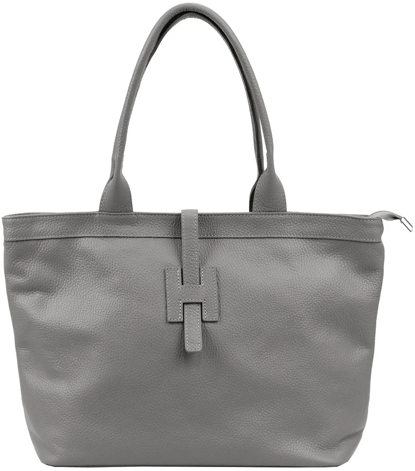 Stylowa Damska duża shopperbag skórzana elegancka torebka na ramię Luka