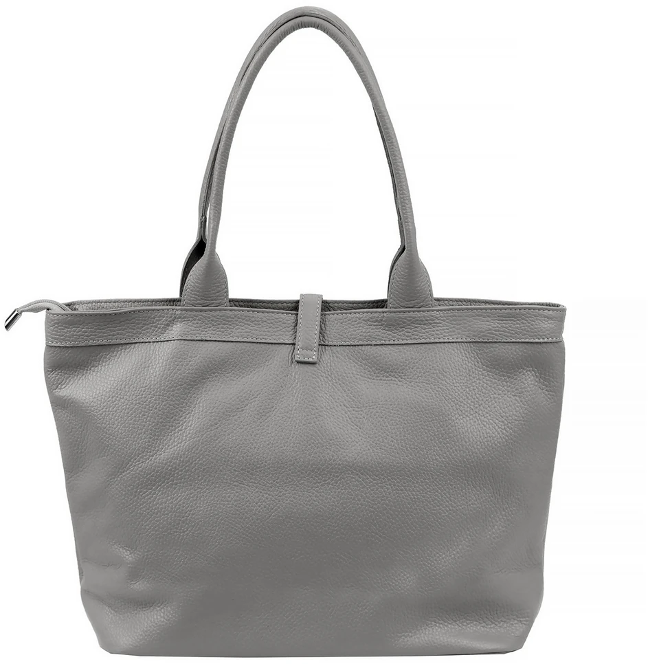 Stylowa Damska duża shopperbag skórzana elegancka torebka na ramię Luka