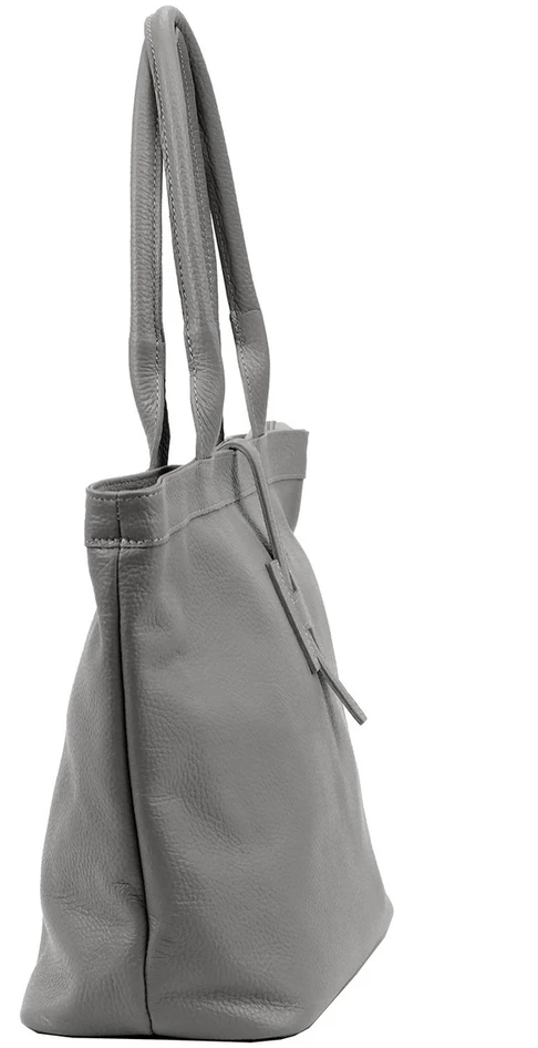 Stylowa Damska duża shopperbag skórzana elegancka torebka na ramię Luka