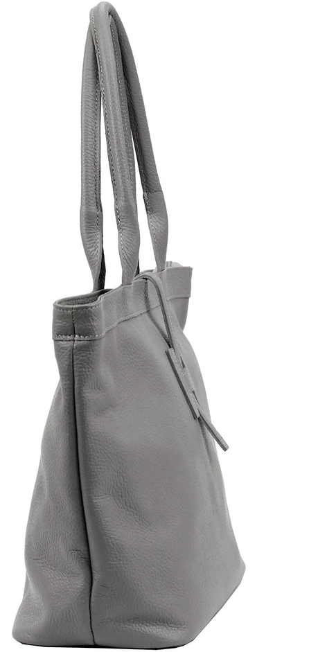 Stylowa Damska duża shopperbag skórzana elegancka torebka na ramię Luka