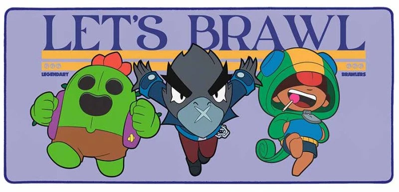 Subsonic Brawl Stars Legendary XXL žaidimų pelės kilimėlis, 30 cm