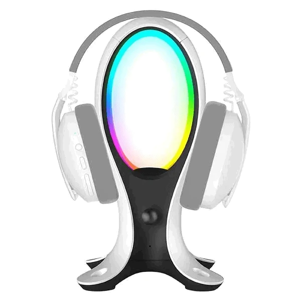 Subsonic Electra 4 in 1 žaidimų ausinių stovas su RGB lempa ir USB šakotuvu