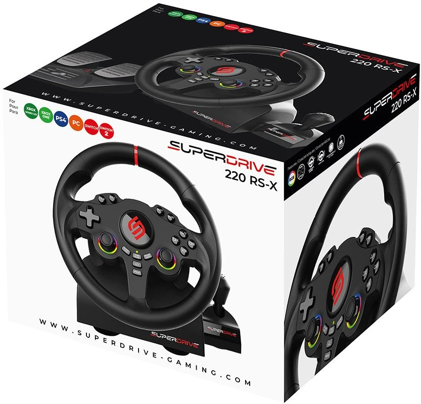 Subsonic Superdrive 220 RS-X žaidimų vairas