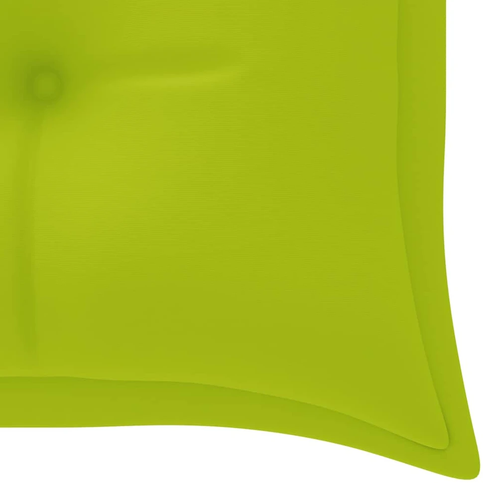 Sudedamas sodo suoliukas su pagalvėle, 159 cm, tikmedis