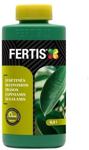 Sudėtinės skystosios trąšos Lapiniams augalams FERTIS, 0,5 l