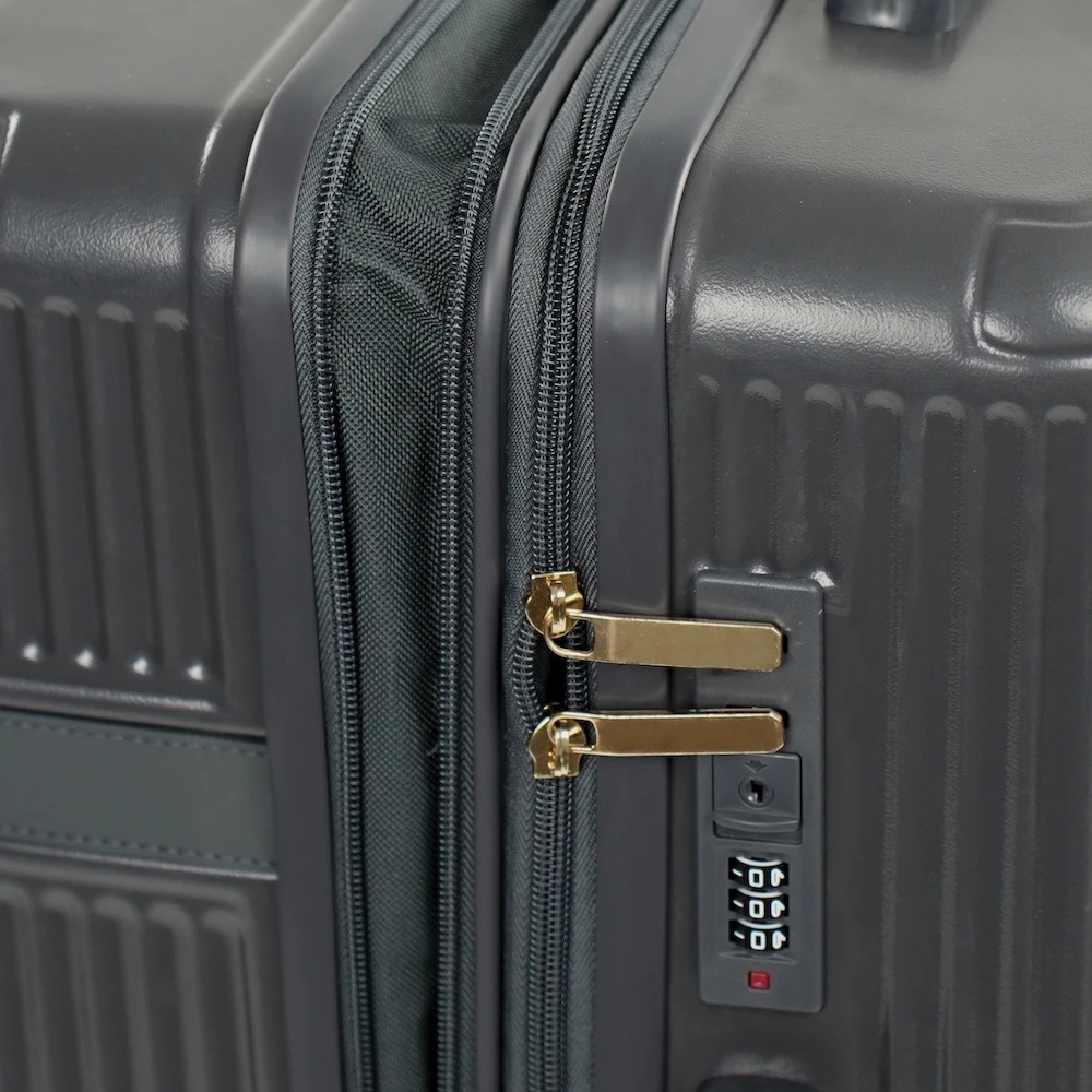 Kelioninis Solier Luggage SUITCASE M 24 STL945 ABS DARK Pilkas