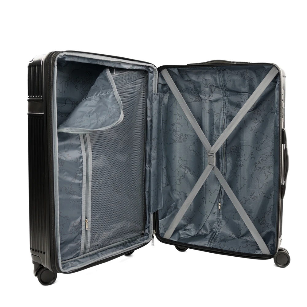 Kelioninis Solier Luggage SUITCASE M 24 STL945 ABS DARK Pilkas